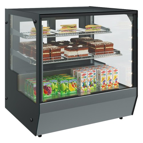 Витрина барная Полюс AC59 VV 0,9-1 INOX