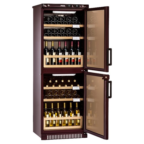 Винный шкаф POZIS ШВД-78 вишневый