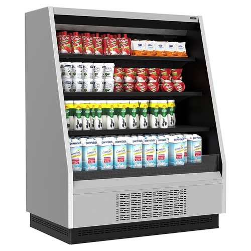 Горка холодильная Carboma F 16-08 VM 1,0-2 версия 2.0 0300 (бок металл) 9006-9005