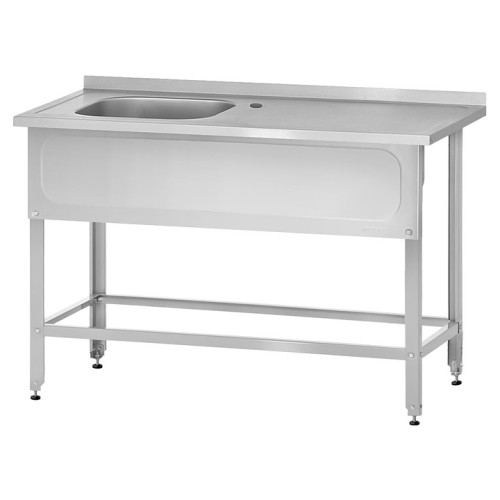 Ванна моечная Mecon Norma Ral РПЦн 1200х700х860 мм (1 м/о левое 500х500х300 мм) ножка угловая