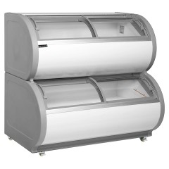 ВИТРИНА МОРОЗИЛЬНАЯ ДВУХУРОВНЕВАЯ TEFCOLD TD500