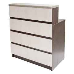 Модуль стойки Luxstahl ''Модерн'' прямой 500 мм