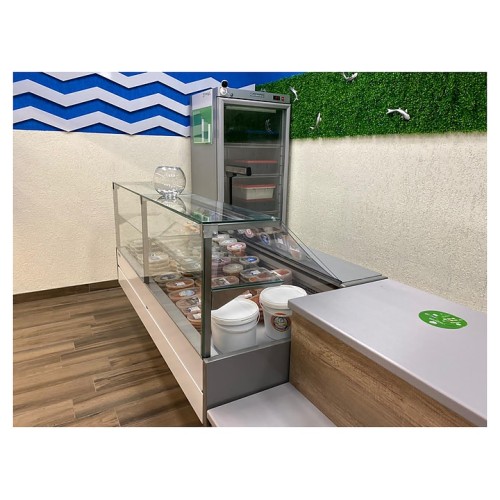 Шкаф холодильный Carboma R1400К INOX