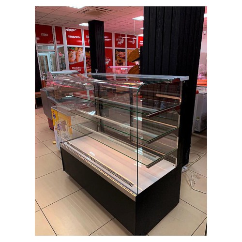 Витрина кондитерская CANARY 1300 гнутое стекло