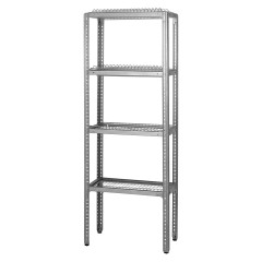 Стеллаж для сушки посуды Mecon Norma Inox ССПн 800х300х1600 мм, 4 сетки "тарелки", без поддона