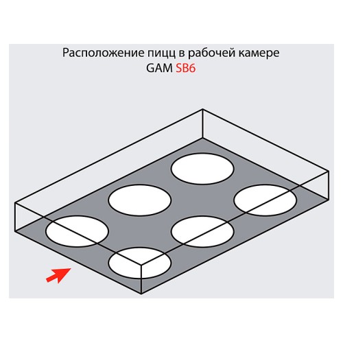Печь для пиццы GAM SB 6