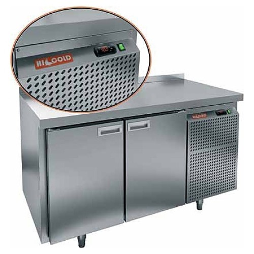 Стол морозильный HICOLD GN 111 BR2 BT с бортом