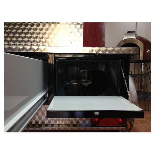 Печь для пиццы дровяная Valoriani Trailer 140