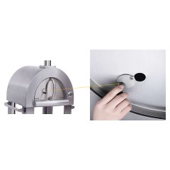 Печь для пиццы дровяная Gastromix HPO01S-1