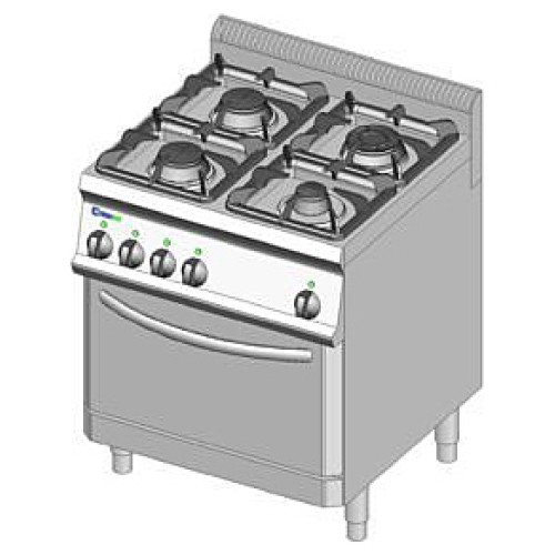 Плита газовая Tecnoinox PF70GG7