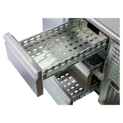 Стол холодильный POLAIR TM2GN-03-G с бортом