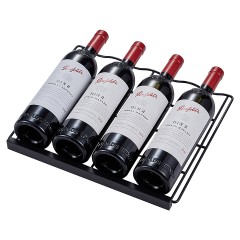 Винный шкаф TESLER WCV-080 SILVER серебристый