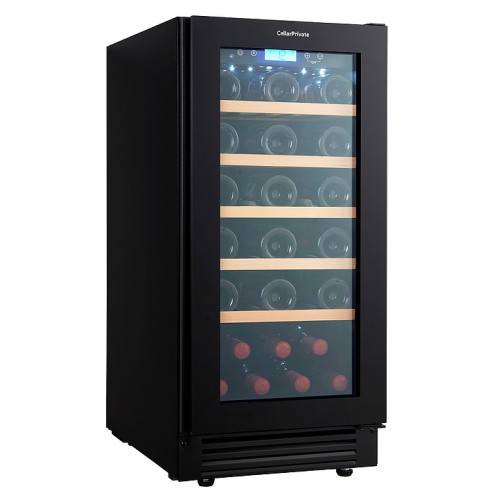 Винный шкаф Cellar Private CP032-1TBH черная дверь