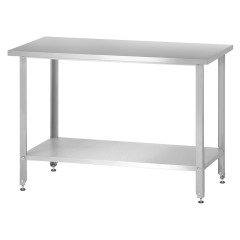 Стол производственный Mecon Norma Inox СПРн 800х800х860 мм, сплошная полка