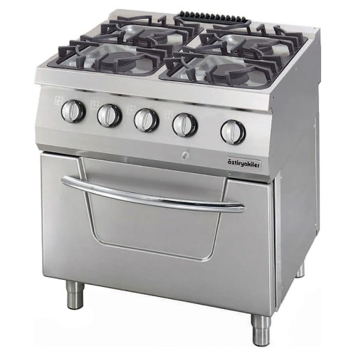 Плита газовая OZTI OSOGEF 8070 LP с электрическим духовым шкафом