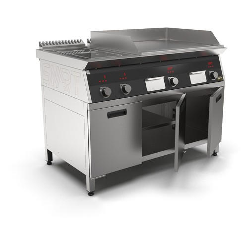 Плита индукционная комбинированная SMART INDUCTION K76-35KPPB (с грилем)