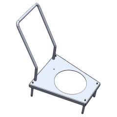 Тележка для дежи на 60 л SGS TROLLEY 60 LT.