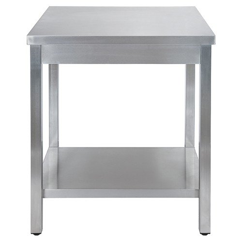 Стол производственный универсальный Luxstahl СПУ-9.5/7/8.5 со сплошной полкой (нерж. сталь)