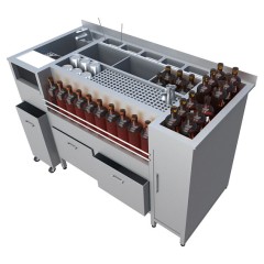 Станция коктейльная BARMADE 2020 (1500х700х900 мм) с ящиками