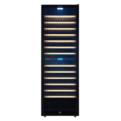 Винный шкаф Cellar Private СP165-2TBH черная дверь со скрытой рукояткой