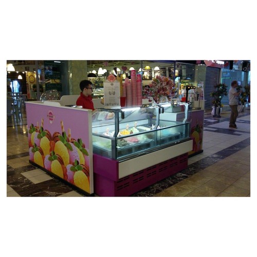 Витрина для мороженого Lida Kub Junior (2080х1200х1250 мм)
