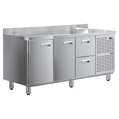 Стол холодильный KAYMAN КСХ-112/70 (2 двери, 2 ящика)