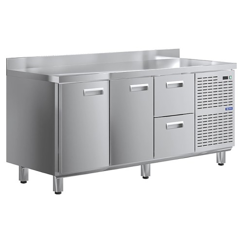 Стол холодильный KAYMAN КСХ-112/70 (2 двери, 2 ящика)