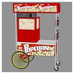 Витрина тепловая для попкорна RoboLabs VTPA-060R