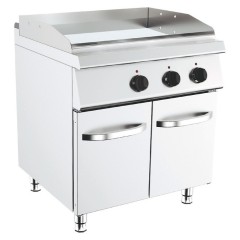 Поверхность жарочная Вулкан Лайт VGC98912E-G на 2 зоны, с хромированным покрытием, с 2 дверьми, гладкая