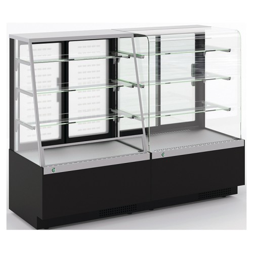 Витрина кондитерская CANARY 900 гнутое стекло