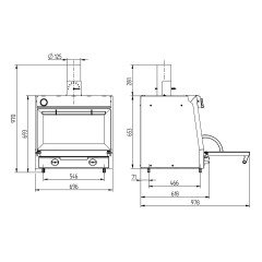 Печь-мангал Dagrill 70 M mini