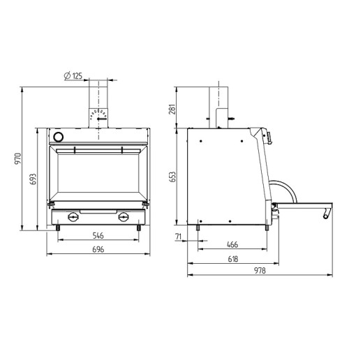 Печь-мангал Dagrill 70 M mini