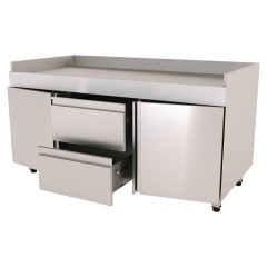 Тумба для встраиваемого гриля КАМИК 347341/304 1460*610*890 2 ящика и 2 распашные двери