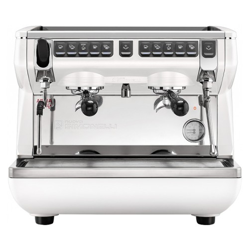 Кофемашина автоматическая Nuova Simonelli Appia Life Compact 2Gr V серый металлик, высокие группы, экономайзер, автомат