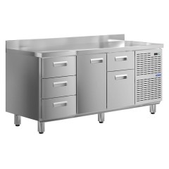 Стол холодильный KAYMAN КСХ-314/70 (1 дверь, 5 ящиков)