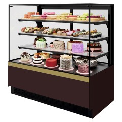 Витрина кондитерская Chilz VETE II KUB LUX 130 шоколад, золотой глянец