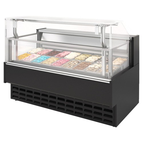 Витрина для мороженого Lida Kub Junior (2080х1200х1250 мм)
