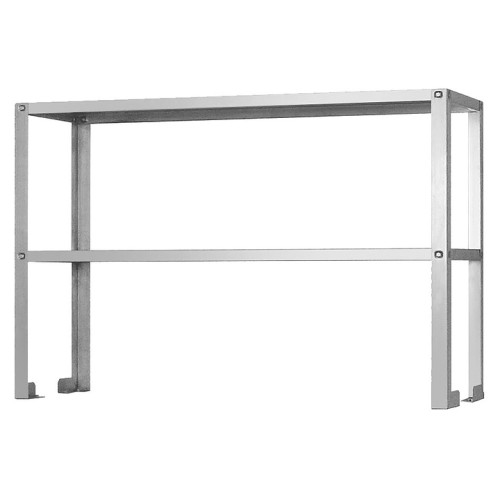 Полка-надстройка настольная Mecon Norma Inox ПННн 1500х300х800 мм, 2 уровня