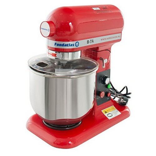 Миксер планетарный Foodatlas B-7A Eco красный