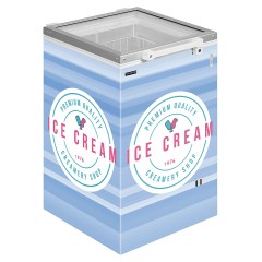 Ларь морозильный TEFCOLD ST160 со стеклянной крышкой