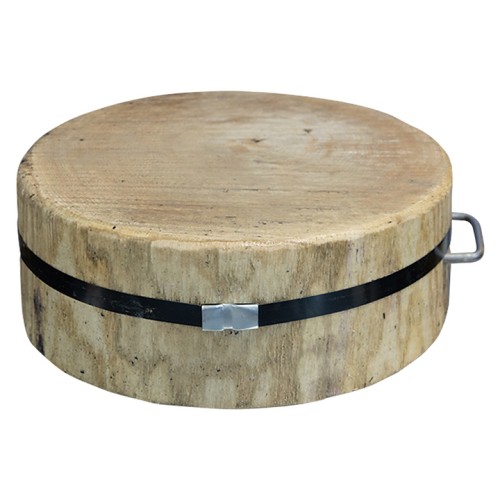 Колода разрубочная Luxstahl 300-600х120-170 мм настольная, дуб, без подставки