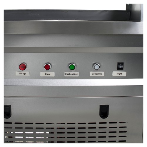 Фризер для жареного мороженого Foodatlas KCB-1Y (контейнеры, световой короб, стол для топпингов)