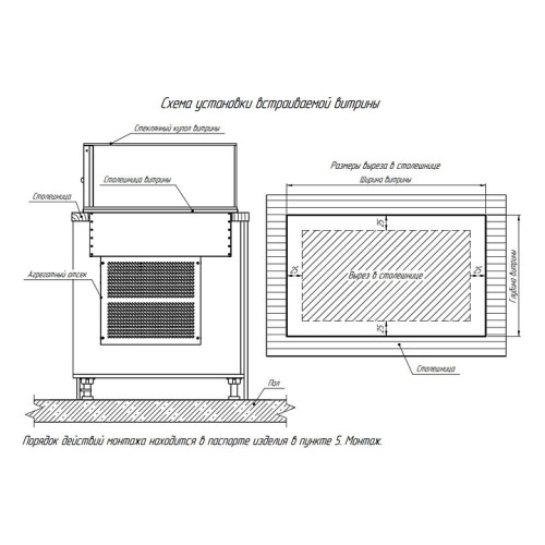 Витрина для шоколада Finist GLASSIER Gс-8/6/2.2