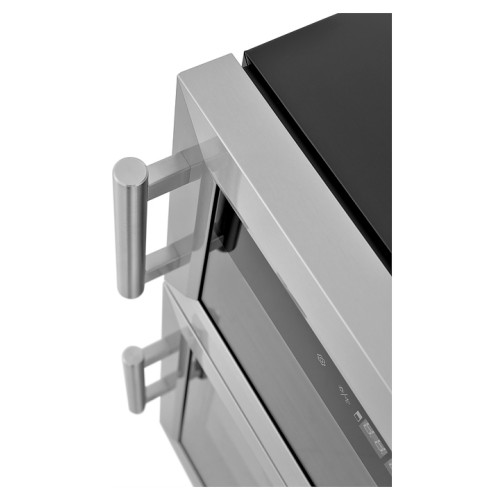 Винный шкаф - хьюмидор Zugel ZTH80DX нержавеющая сталь