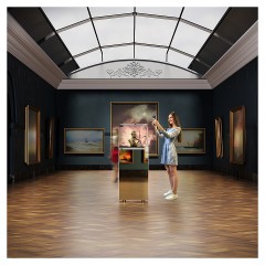 Витрина кондитерская Finist Mirror MRgr серая