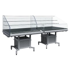 Витрина холодильная для промоакций Carboma PF11-13 VM 1,25-2 (9006, модуль левый)