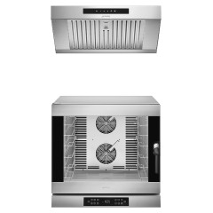 Печь конвекционная с вытяжным зонтом SMEG Professional ALFA625E1HDS+ K4610X