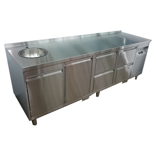 Нейтральная секция с мойкой Gastrolux l=460 мм