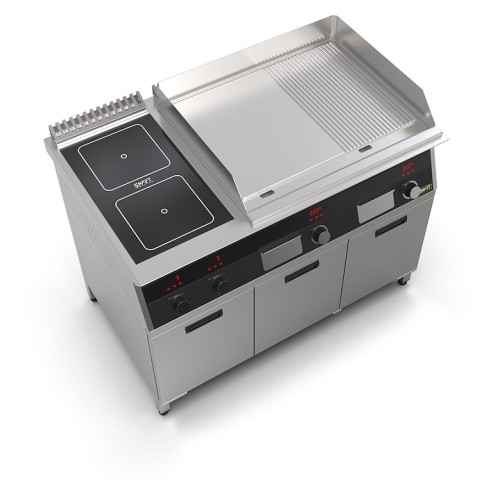 Плита индукционная комбинированная SMART INDUCTION K76-35KPRB (с грилем)