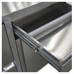 Стол для салатов HICOLD SLE1-111SN (1/3) с крышкой